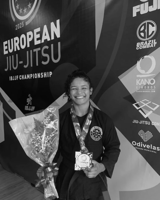 Atleta medalhista no European Jiu-Jitsu Championship
